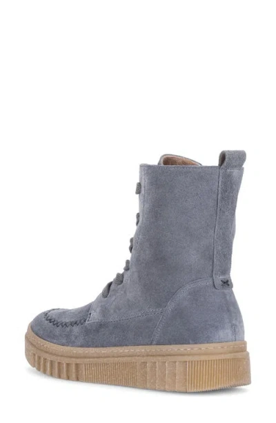 Gabor Lace-up Boot In Denim