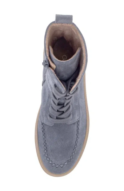 Gabor Lace-up Boot In Denim