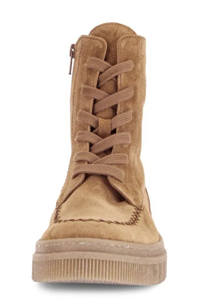 Gabor Lace-up Boot In Walnut