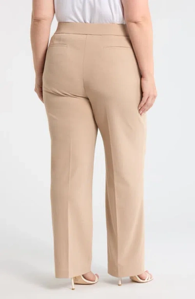 Ak Anne Klein Pull On Pants In Pink