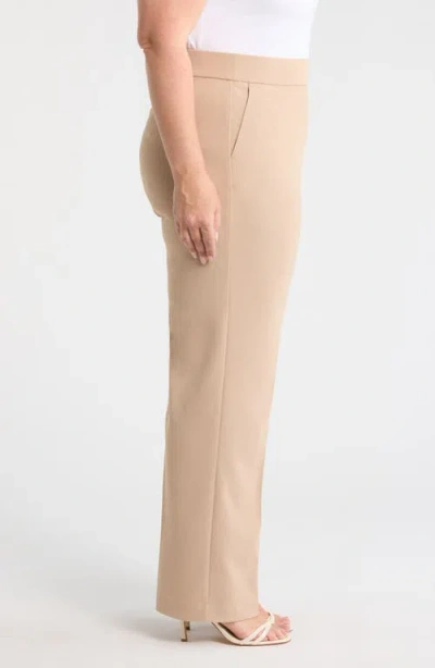 Ak Anne Klein Pull On Pants In Pink