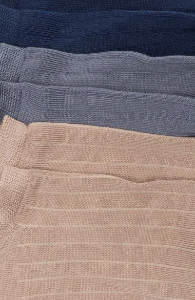 Nordstrom 3-pack Rib No-show Socks In Multi