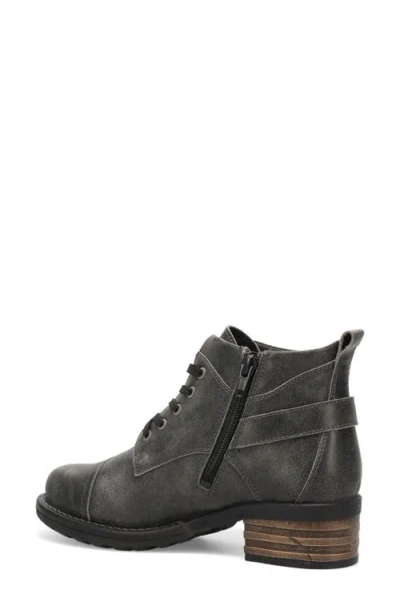 Taos Mini Crave Ankle Boot In Charcoal Distressed