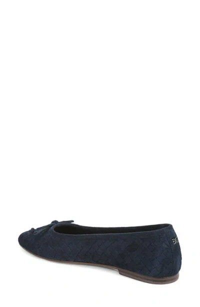 Sam Edelman Ruthie Woven Ballet Flat In Oasis Navy