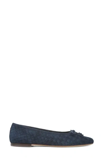 Sam Edelman Ruthie Woven Ballet Flat In Oasis Navy