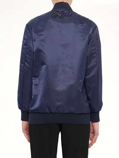 Kenzo Bomber Jacket In Blue