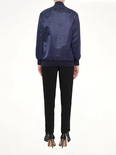 Kenzo Bomber Jacket In Blue