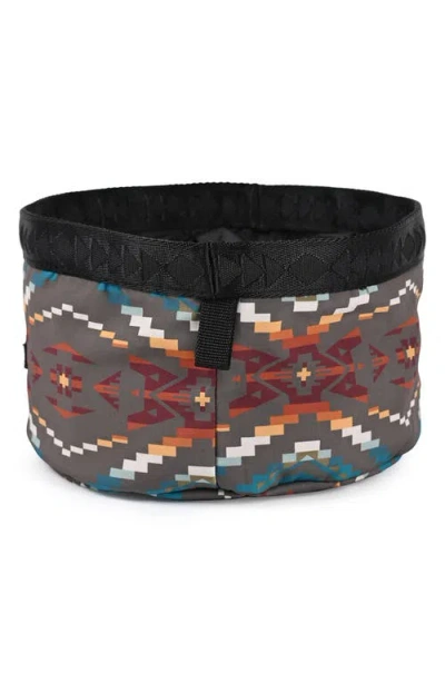 Pendleton Travel Pet Bowl In Multi