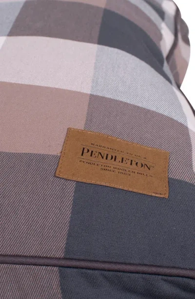Pendleton Block Plaid Napper Dog Bed In Multi