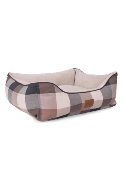 Pendleton Block Plaid Kuddler Dog Bed In Brown