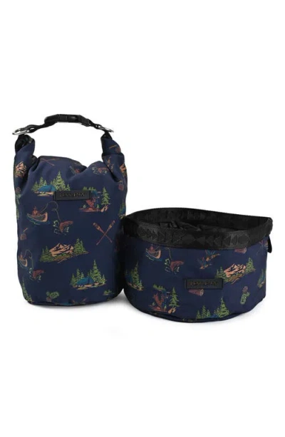 Pendleton Travel Pet Bowl In Multi