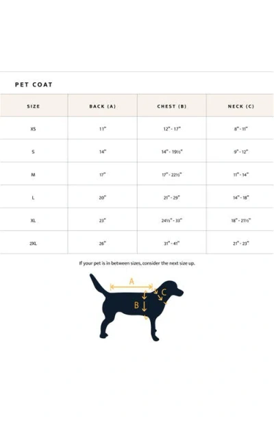 Pendleton Fleece Dog Coat In Multi