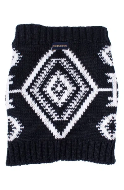 Pendleton Pet Sweater In Black
