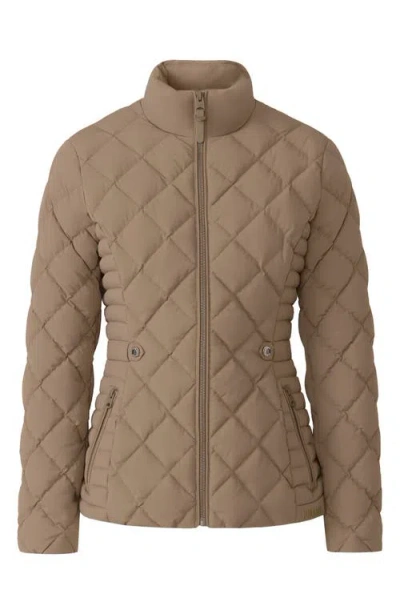 Mackage Vik Diamond Quilted Recycled Down Jacket In Neutral