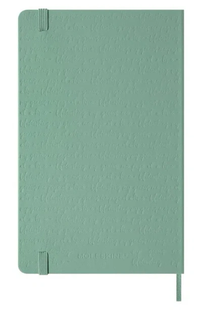 Moleskine Patterned Hardcover Large Notebook In Sage