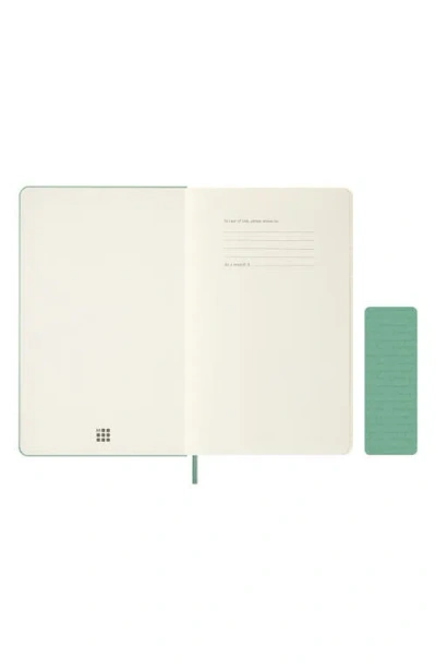 Moleskine Patterned Hardcover Large Notebook In Sage