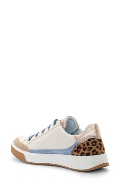 Ara Rio Sneaker In Cream/sand/blue