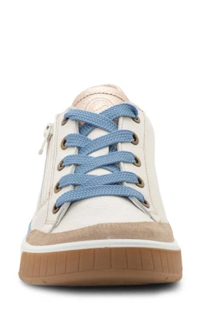 Ara Rio Sneaker In Cream/sand/blue