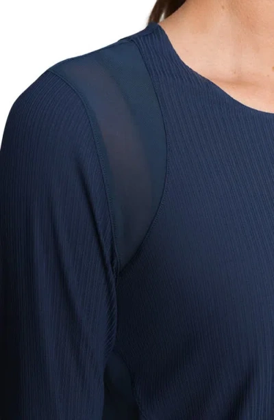 Rhone Lightspeed Performance Long Sleeve T-shirt In Blue