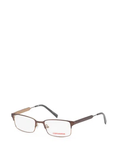 Converse Rectangle-frame Glasses In Brown