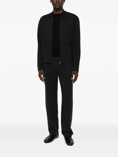 Bompard Milano Zip-up Jacket In Black