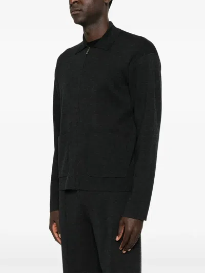 Bompard Milano Zip-up Jacket In Black