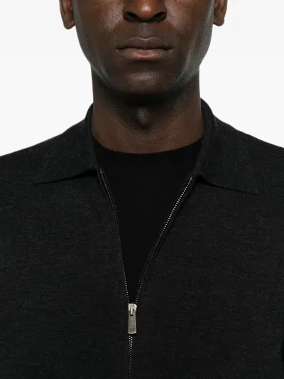 Bompard Milano Zip-up Jacket In Black