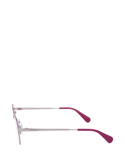 Max & Co Round-frame Glasses In White