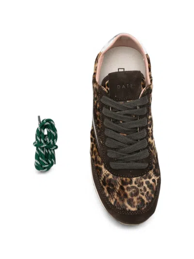 Date Leopard-print Sneakers In Multi