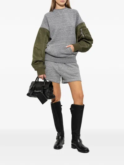 Dsquared2 Drawstring Marl-effect Shorts In Grey