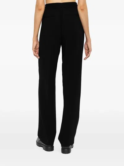 Michael Michael Kors Drawstring Casual Pants In Black