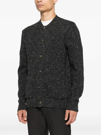 Eleventy Button-up Cardigan In Grey