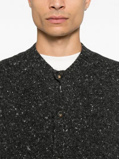 Eleventy Button-up Cardigan In Grey