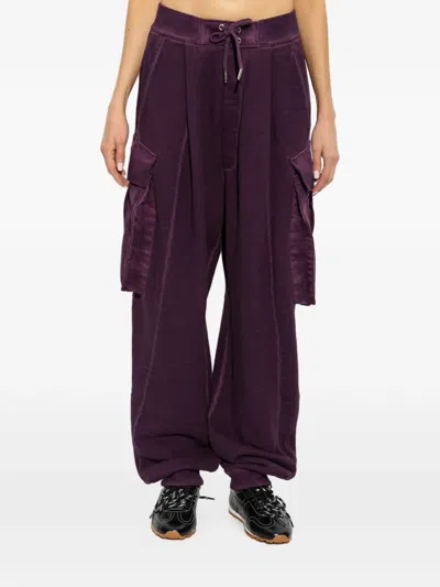 Dsquared2 Cuffed Cargo Pants In Purple