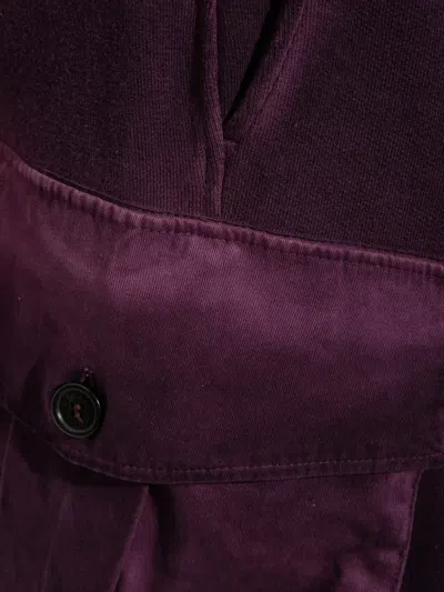 Dsquared2 Cuffed Cargo Pants In Purple