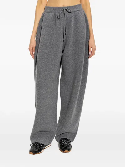 Dsquared2 Drawstring Wide-leg Trousers In Grey