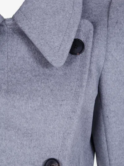 7 For All Mankind Double-breasted Blazer In Grey