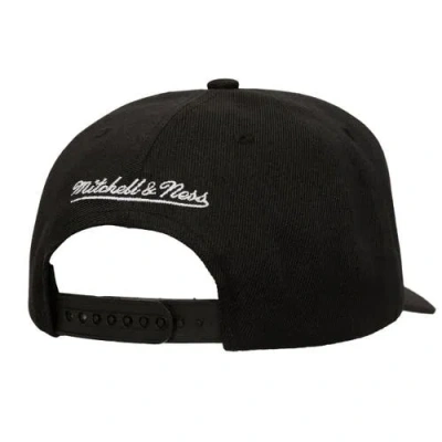 Mitchell & Ness Black Boston Celtics Tilted Pro Pinch Adjustable Hat In Black
