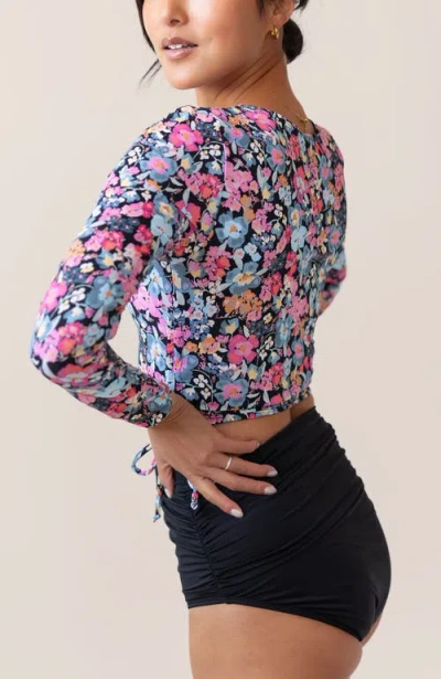 Nani Cropped Rashguard In Multi