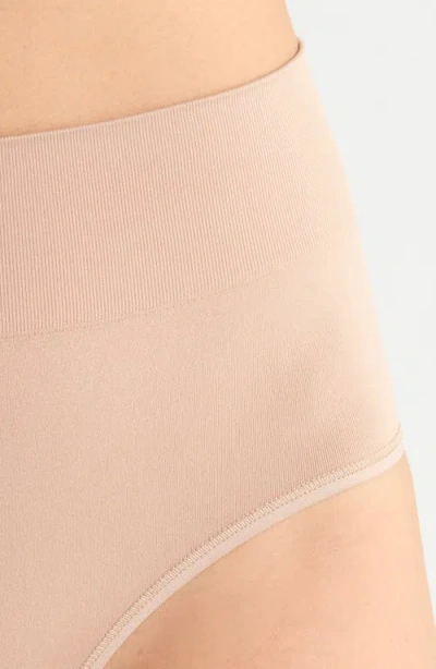 Nordstrom Seamless Briefs In Neutral
