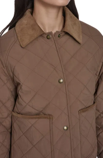 Levi's Quilted Barn Jacket In Brown