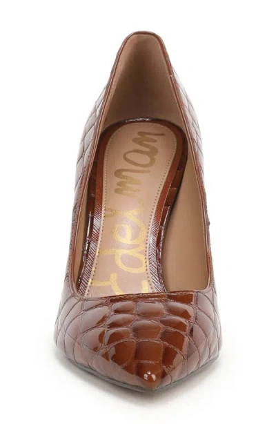 Sam Edelman Hazel Pointed Toe Pump In Caramel