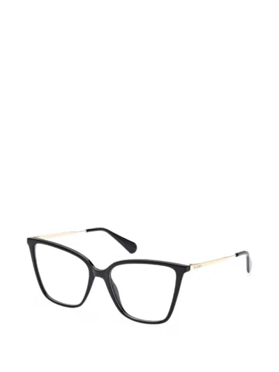 Max & Co Geometric-frame Glasses In Black