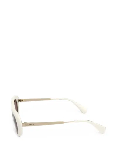 Max & Co Cat-eye Frame Sunglasses In Brown