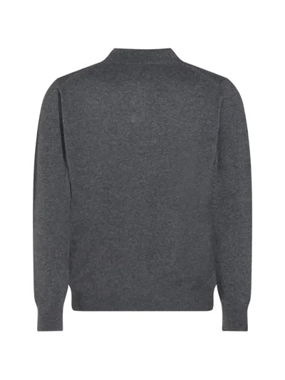 Altea Spread-collar Sweater In Grey