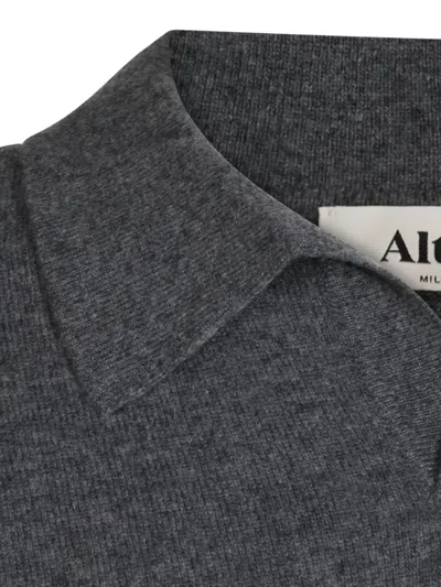 Altea Spread-collar Sweater In Grey