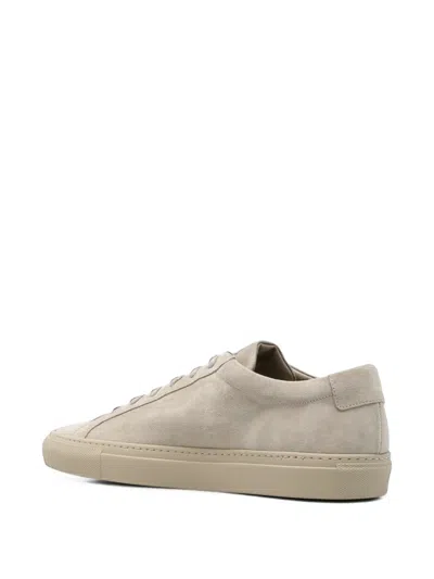 Common Projects Suede Sneakers In Gray