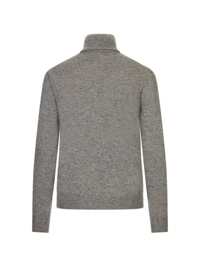 Jil Sander Turtleneck Sweater In Gray