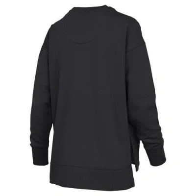 Pressbox Black Army Black Knights Bonanza Chenille Harper Script Sweatshirt In Black