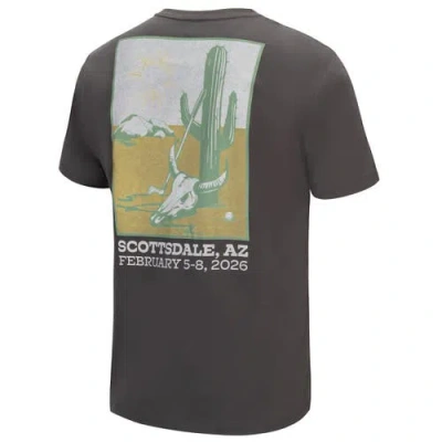 Footjoy Gray Wm Phoenix Open Cactus T-shirt In Gray